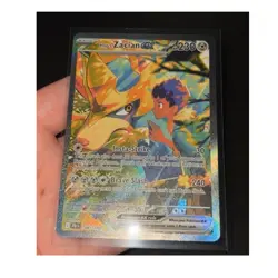 Pokemon Hop's Zacian ex 186/159 SV09 Special Illustration Rare Holo Card - Image 1