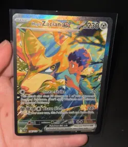 Pokemon Hop's Zacian ex 186/159 SV09 Special Illustration Rare Holo Card - Image 2