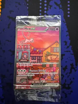 Mew EX 053 Scarlet & Violet 151 Promo Holo Pokemon TCG Card Sealed - Image 1