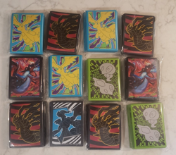 Pokemon Card Sleeves lot of 12 - Ascended Heroes Perfect Order Lost Origin Black - Image 1
