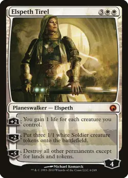 Elspeth Tirel Scars of Mirrodin NM White Mythic Rare MAGIC MTG CARD ABUGames - Image 1