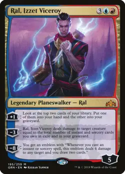 Ral, Izzet Viceroy Guilds of Ravnica NM Blue Red Mythic Rare MTG CARD ABUGames - Image 1