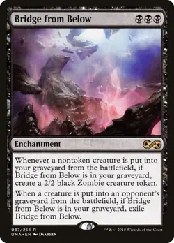 Bridge from Below Ultimate Masters NM Black Rare MAGIC GATHERING CARD ABUGames - Image 1