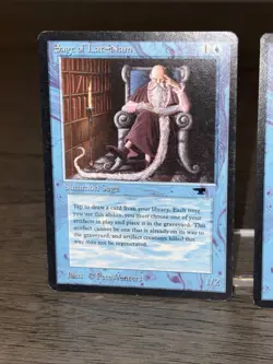 MTG- Sage of Lat-Nam x4 - Antiquities LP - Image 3