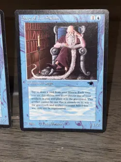 MTG- Sage of Lat-Nam x4 - Antiquities LP - Image 4