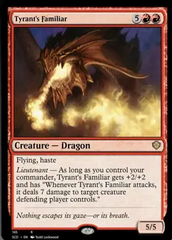 1 x Tyrant's Familiar - Starter Commander Decks - NM-Mint - MTG - Image 1