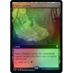 FOIL SPIRE GARDEN (EXTENDED ART) Commander Legends: Battle For Baldur's Gate MTG - Image 1