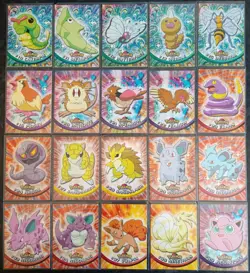 20 X Pokemon Topps Series 1 Trading Cards (Bundle #1) - Image 1