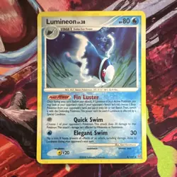 Pokemon Lumineon Holo Rare 4/100 Stormfront Stage 1 80 HP Elegant Swim - Image 1