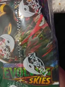 Pokemon Sword & Shield Evolving Skies Booster 36 Packs SEALED- W Lucite DISPLAY! - Image 5