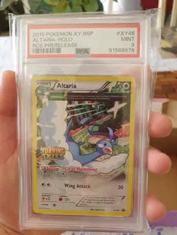 2015 Pokemon XY Roaring Skies Altaria Prerelease Promo #XY46 PSA 9 MINT - Image 1