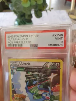 2015 Pokemon XY Roaring Skies Altaria Prerelease Promo #XY46 PSA 9 MINT - Image 3