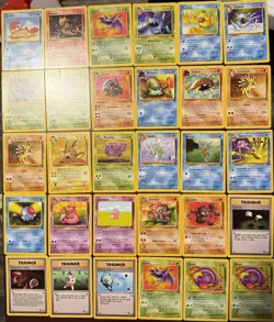 Pokemon TCG: Lot Of 372 Vintage Cards (C,U,Trainer,Items,non-holo Rares, Energy) - Image 3