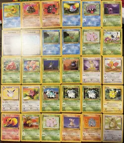 Pokemon TCG: Lot Of 372 Vintage Cards (C,U,Trainer,Items,non-holo Rares, Energy) - Image 4