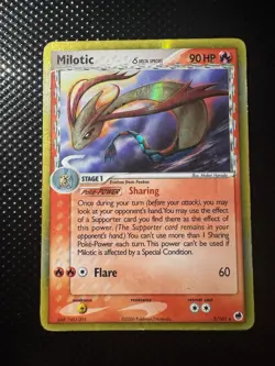 Pokemon Milotic Reverse Holo Dragon Frontiers 5/101 Delta Species - Image 1