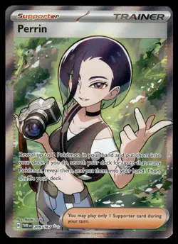 Pokemon Cards Perrin 209/167 Twilight Masquerade Ultra Rare NM - Image 1