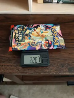 ! Very Heavy ! 22.81g Ascended Heroes Booster Pack Pokemon TCG Mega Evolution - Image 1