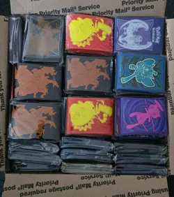 Pokemon Elite Trainer Box ETB Card Sleeves Sealed Lot of 100 Packs of Sleeves - Image 1