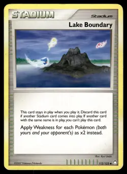 LAKE BOUNDARY - 112/123 Uncommon Mysterious Treasures Pokemon MP - Image 1