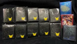 Pokemon 25th Anniversary - Celebrations Deck Sleeves LOT of 11+3 Extra - Image 1