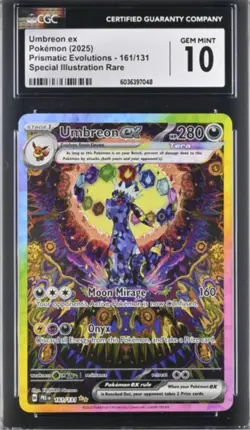 [CGC 10] Umbreon EX 161/131 - Prismatic Evolutions - Pokemon TCG - Image 1