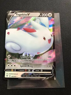 Togekiss V 140/185 Ultra Rare Pokemon Vivid Voltage NM - Image 1