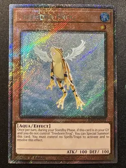 Yugioh Treeborn Frog - RA03-EN161 - Platinum Secret Rare - NM - Image 1
