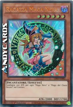 RAGAZZA MAGA NERA • (Dark Magician Girl) • Ultra R • LDS3 IT082 • 1Ed • Yugioh! - Image 1