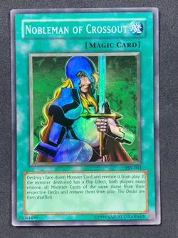 Nobleman of Crossout PSV-034 Unlimited Super Rare Yu-Gi-Oh TCG MP - Image 1