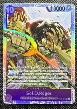 One Piece TCG - Gol.D.Roger (064) OP13-064 Carrying On His Will Foil - Image 1