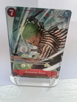 One Piece TCG - Roronoa Zoro - OP14-015 The Azure Sea's Seven - Alternate Art #3 - Image 1