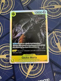 Gecko Moria Foil OP14-104 The Azure Sea's Seven One Piece - Image 1