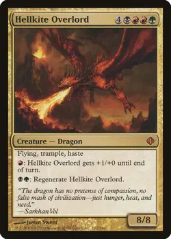 Hellkite Overlord Shards of Alara HEAVILY PLD Mythic Rare CARD ABUGames - Image 1