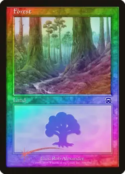 Forest (349) FOIL Mercadian Masques HEAVILY PLD Basic Land MAGIC CARD ABUGames - Image 1