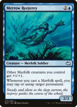 Merrow Reejerey Merfolk vs. Goblins PLD Blue Uncommon MAGIC MTG CARD ABUGames - Image 1