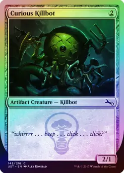 Curious Killbot FOIL Unstable NM Artifact Common MAGIC GATHERING CARD ABUGames - Image 1