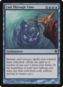 Cast Through Time Rise of the Eldrazi NM Blue Mythic Rare MAGIC CARD ABUGames - Image 1