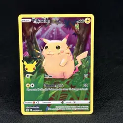 Pokemon TCG Card Pikachu 5/25 Celebrations 25th Anniversary Full Art Holo - G-4 - Image 3