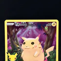 Pokemon TCG Card Pikachu 5/25 Celebrations 25th Anniversary Full Art Holo - G-4 - Image 4