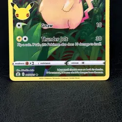 Pokemon TCG Card Pikachu 5/25 Celebrations 25th Anniversary Full Art Holo - G-4 - Image 5