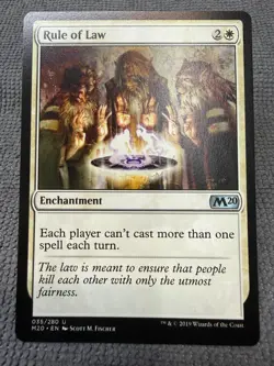 MTG - Rule of Law - Core Set 2020 - Near Mint - M20 - Image 1