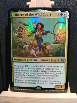 Ellivere of the Wild Court FOIL - Wilds of Eldraine Commander- NM (See pics) MTG - Image 1