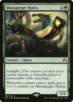 Managorger Hydra Magic Origins NM Green Rare MAGIC THE GATHERING CARD ABUGames - Image 1