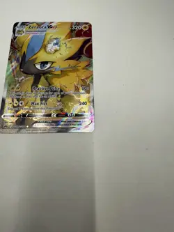 2023 Pokemon SWSH Crown Zenith Zeraora VMAX Galarian Gallery #GG42/GG70 - Image 3