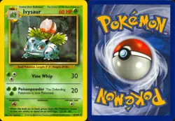 IVYSAUR 30/102 UNCOMMON BASE SET UNLIMITED POKEMON LP - Image 1