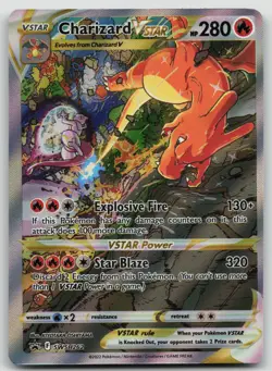 2023 Pokemon Sword & Shield Charizard VSTAR Black Star Promo #SWSH262 LP - Image 1