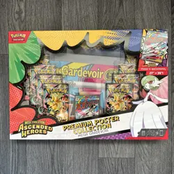 Pokemon TCG Ascended Heroes Mega Gardevoir Premium Poster Collection New ✅ - Image 1