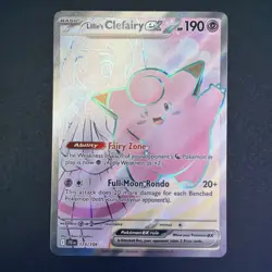 Pokemon Lillies Clefairy EX Journey Together Card 173/159 Near Mint Condition NM - Image 3
