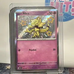 Abra 148/091 Pokemon SV: Paldean Fates Holo Shiny Rare NM - Image 1