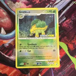 Pokemon Grotle Reverse Holo 49/130 Diamond and Pearl Stage 1 90 HP - Image 1